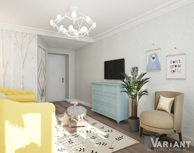 Фото из портфолио Детская для девочки – фотографии дизайна интерьеров на INMYROOM