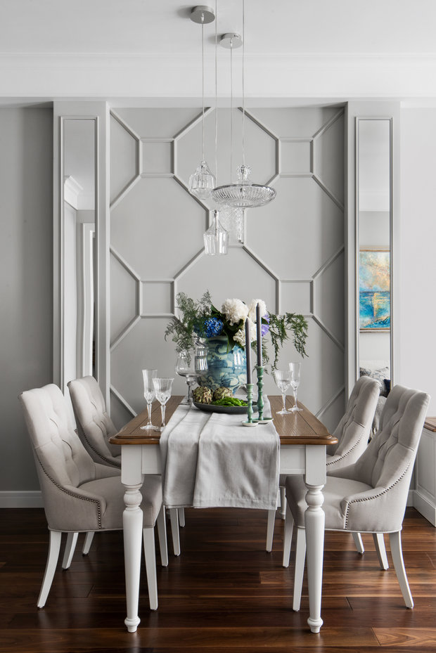 Фотография: Кухня и столовая в стиле Классический, Квартира, Проект недели, Москва, Лидия Большакова, NW-Interior, 4 и больше, Более 90 метров – фото на INMYROOM