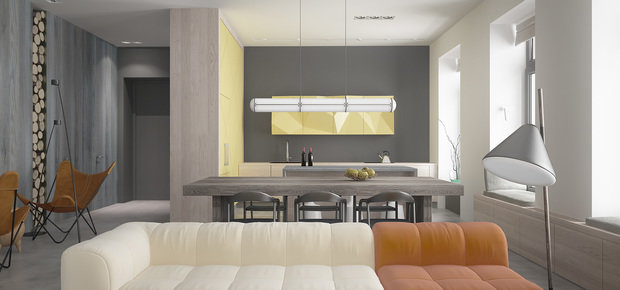 Фото из портфолио Квартира с японским настроением – фотографии дизайна интерьеров на INMYROOM