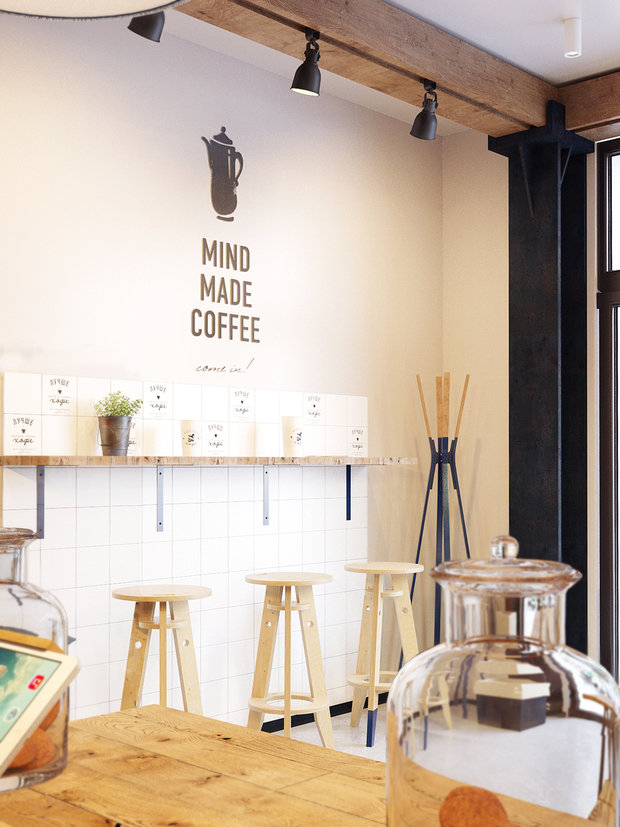 Фото из портфолио Кофейня «Мастерская кофе» – фотографии дизайна интерьеров на INMYROOM