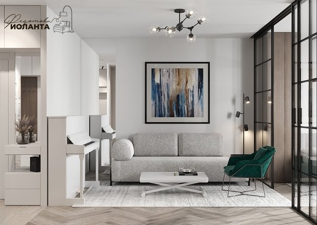 Фото из портфолио Студия кухня-гостиная – фотографии дизайна интерьеров на INMYROOM