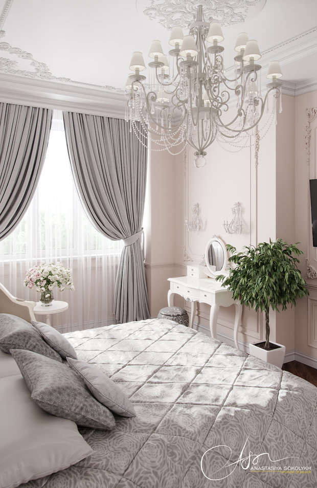 Фото из портфолио Спальня в Сколково – фотографии дизайна интерьеров на INMYROOM