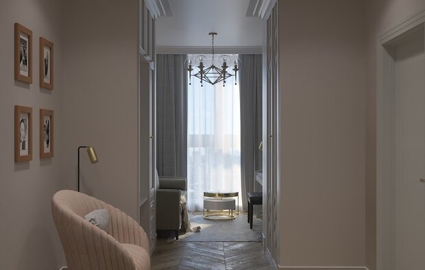 Фото из портфолио Маленький Париж – фотографии дизайна интерьеров на INMYROOM