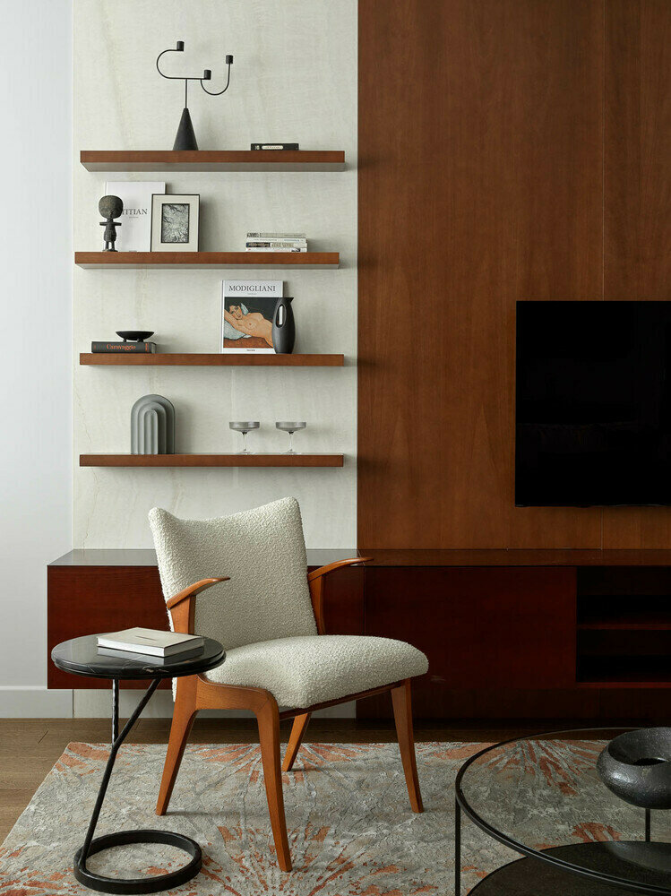 Фотография: Гостиная в стиле Современный, Квартира, Проект недели, Москва, Монолитный дом, 3 комнаты, Более 90 метров, Anddesign – фото на INMYROOM