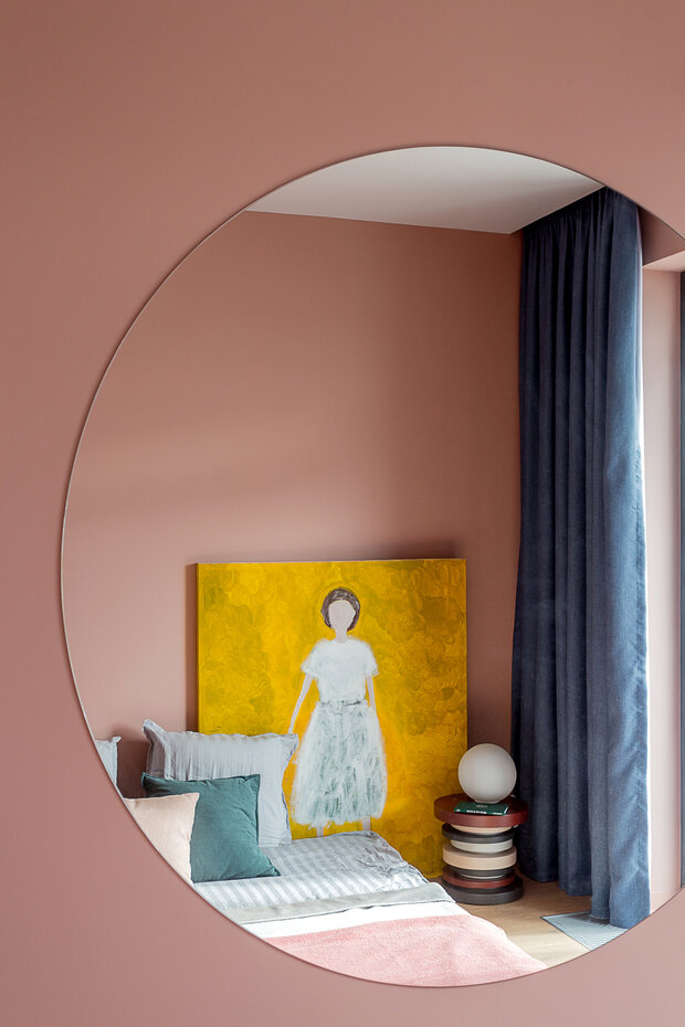 Фотография: Спальня в стиле Современный, Квартира, Проект дня, Минск, 2 комнаты, 40-60 метров, Екатерина Хотим – фото на INMYROOM