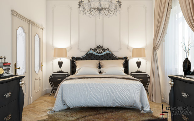 Фото из портфолио Дизайн-проект спальни в классическом стиле  – фотографии дизайна интерьеров на INMYROOM