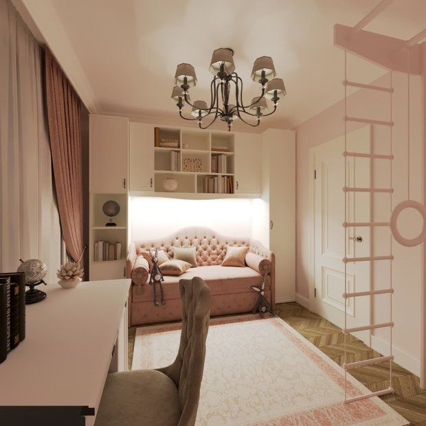 Фото из портфолио Детская неоклассика – фотографии дизайна интерьеров на INMYROOM