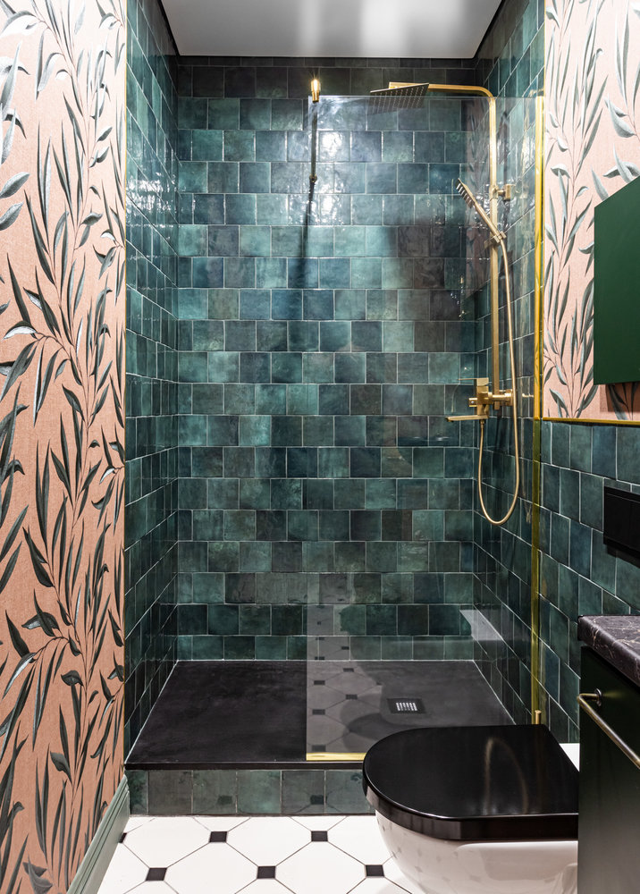 Фотография: Ванная в стиле Современный, Эклектика, Квартира, Проект недели, Санкт-Петербург, 2 комнаты, 40-60 метров, Наталья Березина – фото на INMYROOM Фотография: Ванная в стиле Современный, Эклектика, Квартира, Проект недели, Санкт-Петербург, 2 комнаты, 40-60 метров, Наталья Березина – фото на INMYROOM