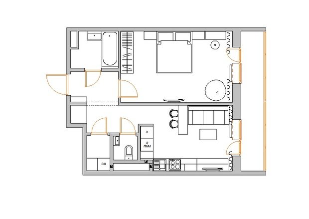 Фотография: Планировки в стиле  – фото на INMYROOM