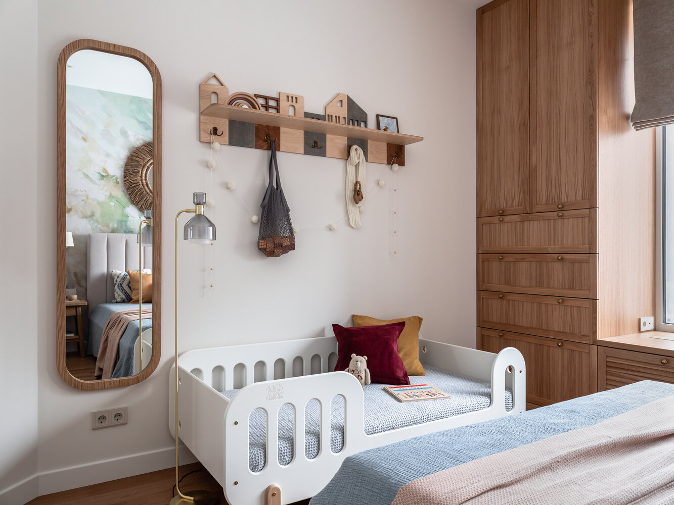 Фотография: Спальня в стиле Современный, Квартира, Проект дня, Москва, Эко, 2 комнаты, 60-90 метров, Лина Савина – фото на INMYROOM Фотография: Спальня в стиле Современный, Квартира, Проект дня, Москва, Эко, 2 комнаты, 60-90 метров, Лина Савина – фото на INMYROOM