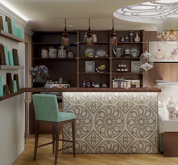 Фото из портфолио Кафе Шоколадный мишка – фотографии дизайна интерьеров на INMYROOM