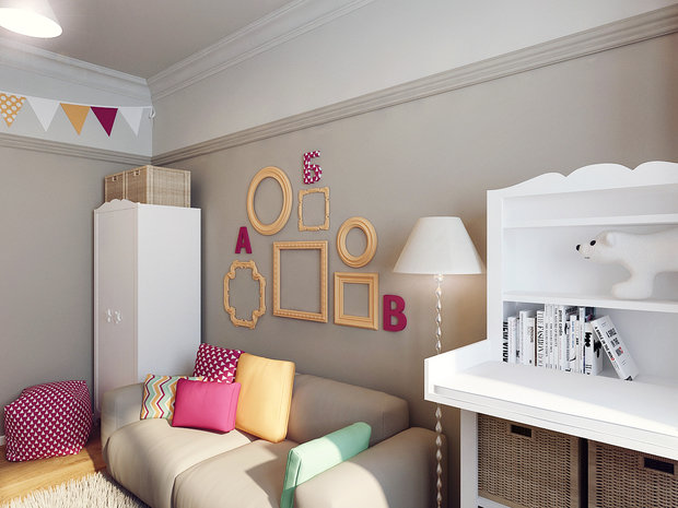 Фото из портфолио Мятное гнездышко – фотографии дизайна интерьеров на INMYROOM