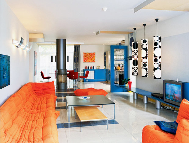 Фотография: Гостиная в стиле Хай-тек, Декор интерьера, Декор дома – фото на INMYROOM