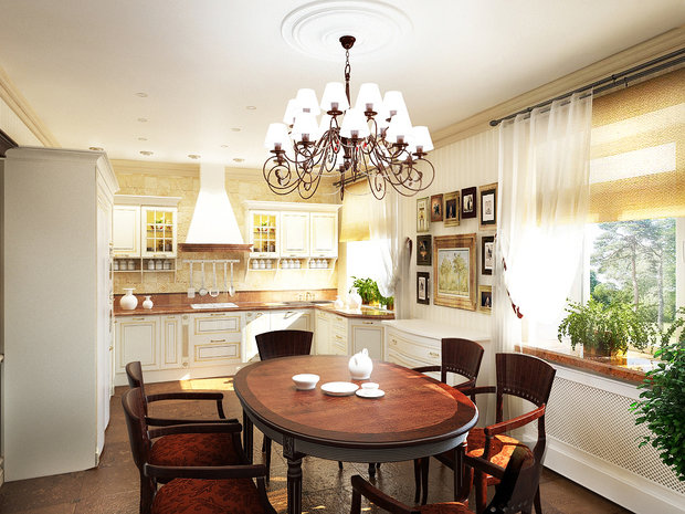 Фото из портфолио Частный жилой дом. Классика – фотографии дизайна интерьеров на INMYROOM