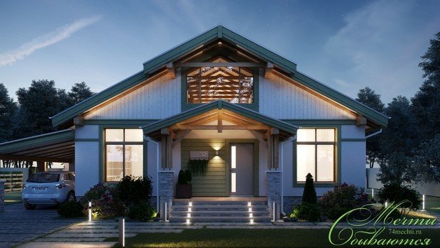 Фото из портфолио Шале по-уральски – фотографии дизайна интерьеров на INMYROOM