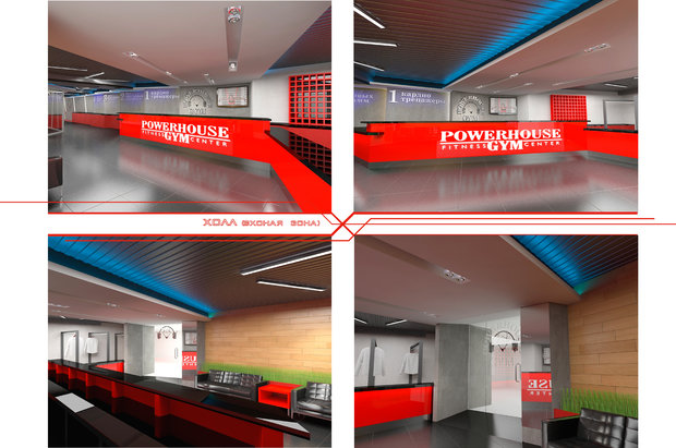 Фото из портфолио Powerhouse GYM – фотографии дизайна интерьеров на InMyRoom.ru