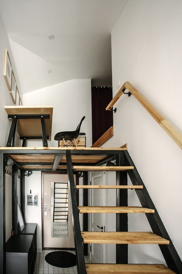 Фотография: Кабинет в стиле Лофт, Гид, ДелоБанк, банк для ип, банк для предпринимателей, квартиры дизайнеров – фото на INMYROOM