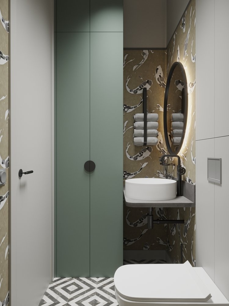 Фотография: Ванная в стиле Современный, Квартира, Проект недели, Санкт-Петербург, Татьяна Воронцова, 3 комнаты, 60-90 метров – фото на INMYROOM Фотография: Ванная в стиле Современный, Квартира, Проект недели, Санкт-Петербург, Татьяна Воронцова, 3 комнаты, 60-90 метров – фото на INMYROOM