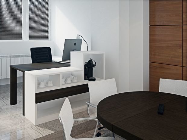 Фото из портфолио Офис в современном стиле – фотографии дизайна интерьеров на INMYROOM