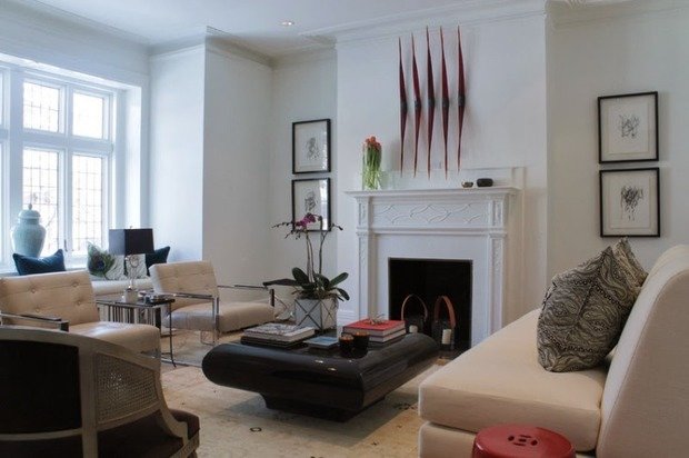 Фотография: Гостиная в стиле Скандинавский, Дом, Дома и квартиры, Перепланировка, Переделка – фото на INMYROOM