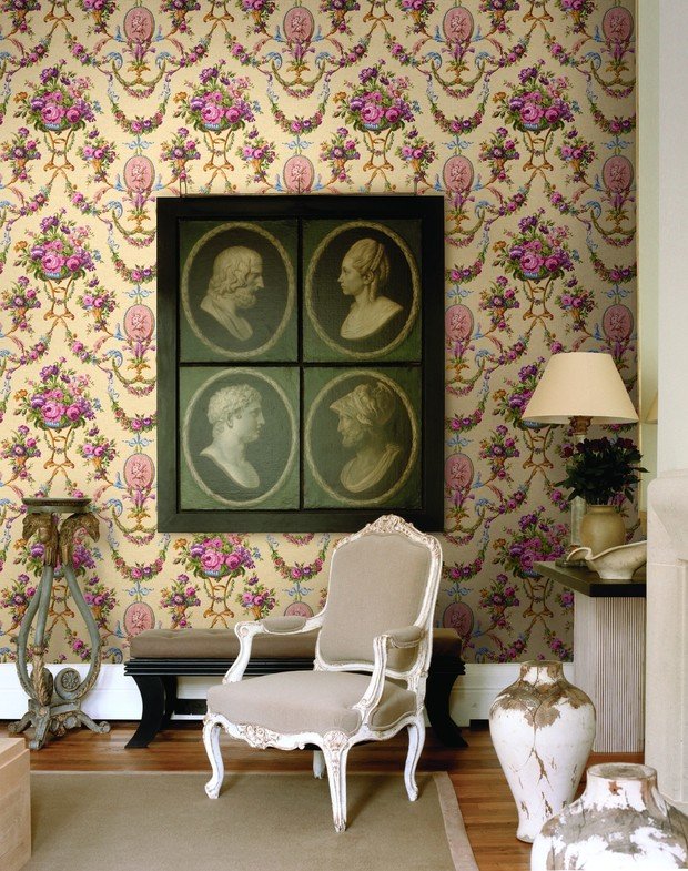 Фотография: Мебель и свет в стиле Прованс и Кантри, Декор интерьера, Декор дома, Обои – фото на INMYROOM