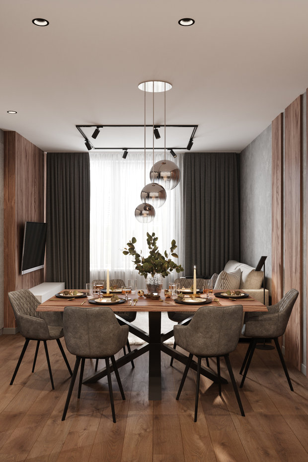 Фото из портфолио Квартира 71 кв.м. в современном стиле в ЖК SREDA – фотографии дизайна интерьеров на INMYROOM