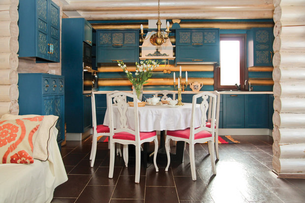 Фотография: Кухня и столовая в стиле Прованс и Кантри, Интерьер комнат, Проект недели – фото на INMYROOM