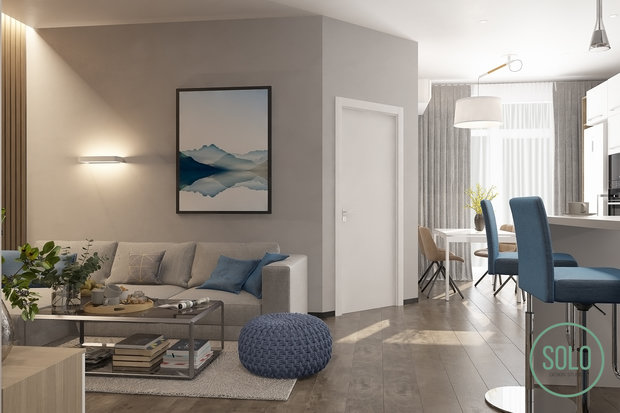 Фото из портфолио White&Blue – фотографии дизайна интерьеров на INMYROOM