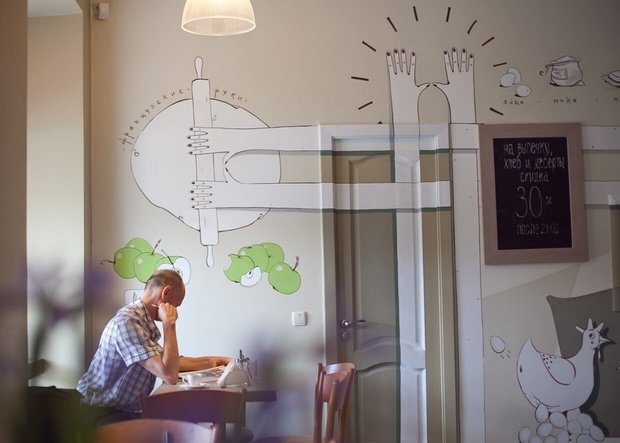 Фото из портфолио Кафе Bon Pain – фотографии дизайна интерьеров на INMYROOM