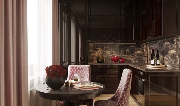 Фото из портфолио Кухня-гостиная – фотографии дизайна интерьеров на INMYROOM