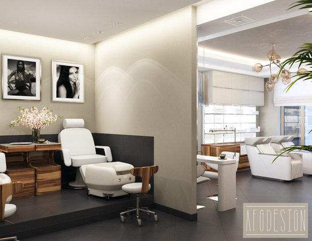 Фото из портфолио Салон красоты – фотографии дизайна интерьеров на INMYROOM