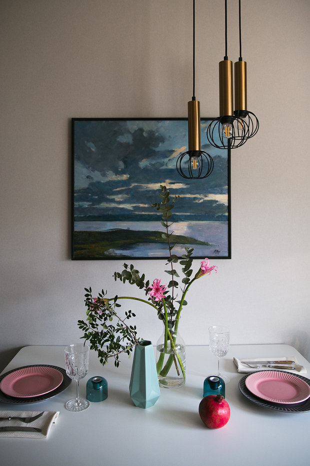 Фотография: Кухня и столовая в стиле Скандинавский, Современный, Квартира, Проект недели, Санкт-Петербург, Панельный дом, 2 комнаты, 40-60 метров, Анастасия Заркуа – фото на INMYROOM