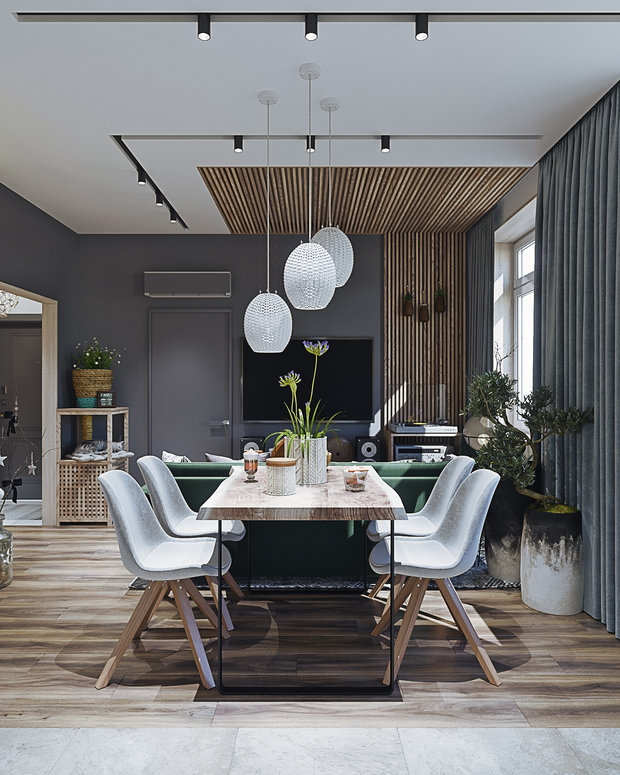 Фото из портфолио ЖК «РАССКАЗОВО», 65 М2, БОХО ШИК – фотографии дизайна интерьеров на INMYROOM