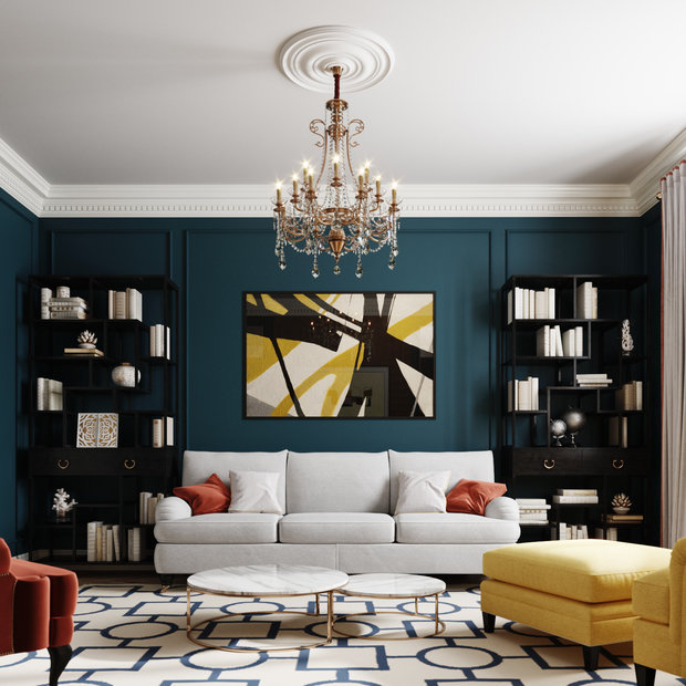 Фото из портфолио ПРОСПЕКТ МИРА – фотографии дизайна интерьеров на INMYROOM