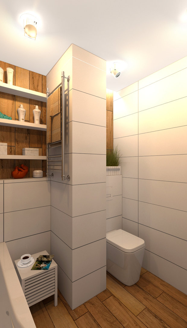 Фото из портфолио Квартира для студентки – фотографии дизайна интерьеров на INMYROOM