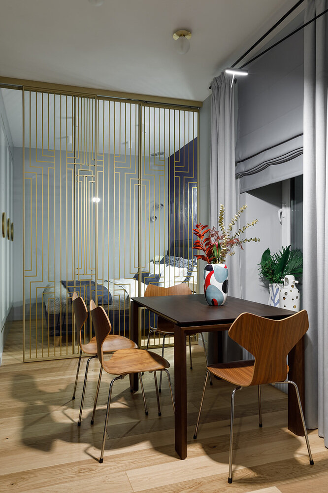 Фотография: Кухня и столовая в стиле Современный, Малогабаритная квартира, Квартира, Студия, Проект недели, Санкт-Петербург, Кирпичный дом, 40-60 метров, Interior Design by Margo, Маргарита Мережнюк – фото на INMYROOM