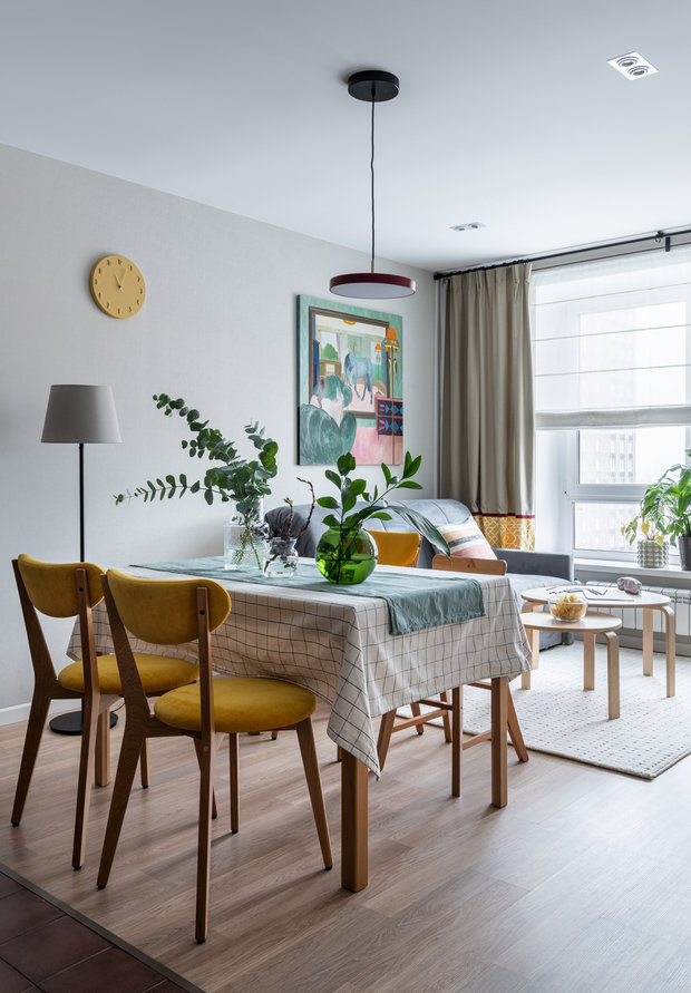 Фотография: Кухня и столовая в стиле Современный, Квартира, Проект недели, Москва, 4 и больше, 60-90 метров, Дарья Власова – фото на INMYROOM