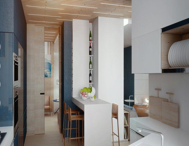 Фото из портфолио Апартаменты в Москве – фотографии дизайна интерьеров на INMYROOM