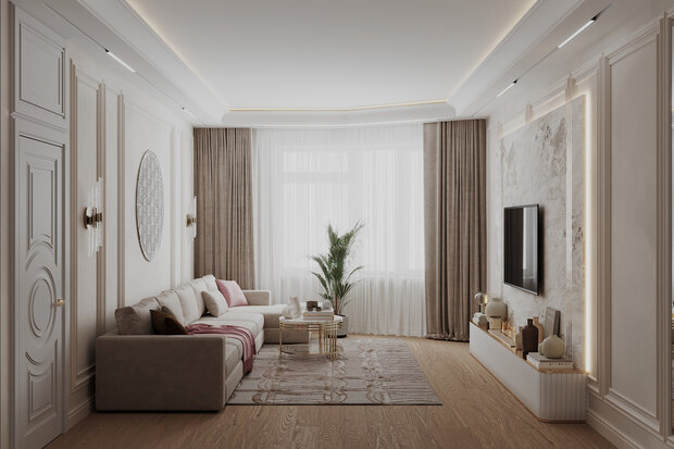 Фото из портфолио Дизайн интерьера дома в ЖК «Manhattan (Манхэттен)» в стиле современная классика – фотографии дизайна интерьеров на INMYROOM