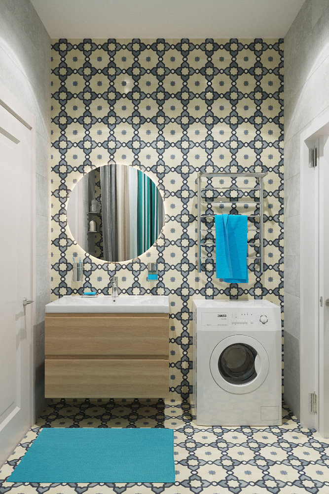 Фотография: Ванная в стиле Современный, Квартира, Проект недели, Москва, Студия 3.14, Тимур Абдрахманов, Борис Комаровский, Сталинка, Алена Горшкова, Галина Жирицкая, 3 комнаты, 60-90 метров – фото на INMYROOM Фотография: Ванная в стиле Современный, Квартира, Проект недели, Москва, Студия 3.14, Тимур Абдрахманов, Борис Комаровский, Сталинка, Алена Горшкова, Галина Жирицкая, 3 комнаты, 60-90 метров – фото на INMYROOM