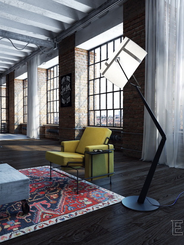 Фото из портфолио Индустриальный лофт – фотографии дизайна интерьеров на INMYROOM