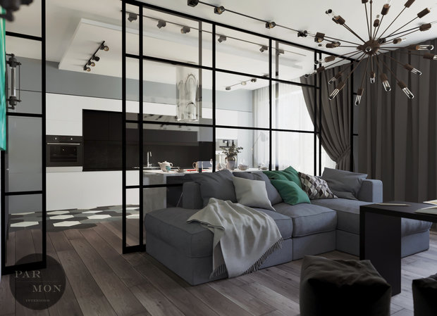 Фото из портфолио Нежный Brutal – фотографии дизайна интерьеров на INMYROOM