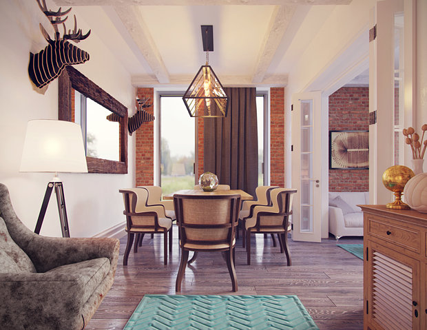 Фото из портфолио Летний дом – фотографии дизайна интерьеров на INMYROOM