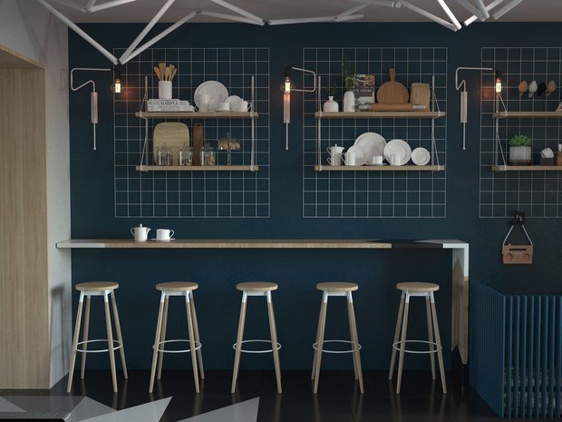 Фото из портфолио МУКА CAFE – фотографии дизайна интерьеров на INMYROOM