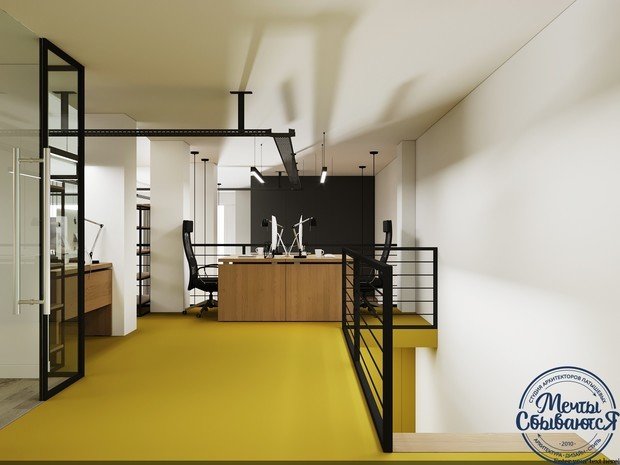 Фото из портфолио Офис нового уровня – фотографии дизайна интерьеров на INMYROOM