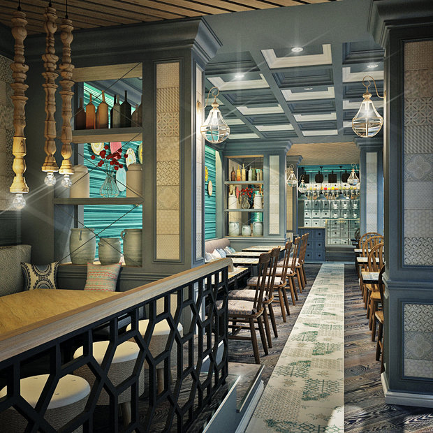 Фото из портфолио Восточная эклектика – фотографии дизайна интерьеров на INMYROOM