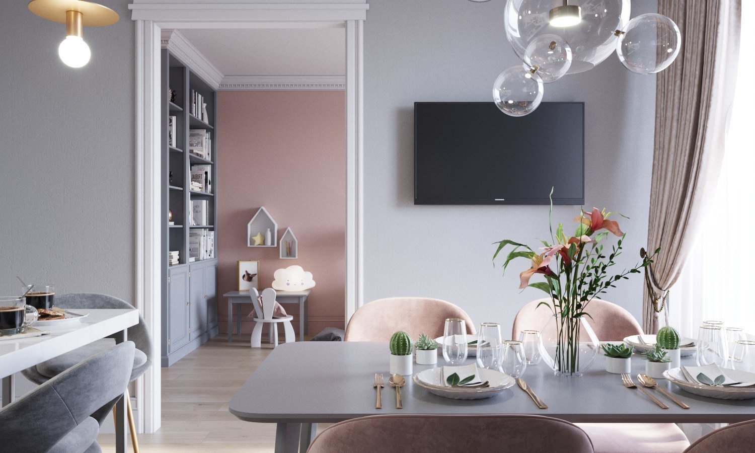 Фотография: Кухня и столовая в стиле Современный, Квартира, Проект недели, Химки, Елена Иванова, 3 комнаты, 60-90 метров, ЖК «Левобережный» – фото на INMYROOM Фотография: Кухня и столовая в стиле Современный, Квартира, Проект недели, Химки, Елена Иванова, 3 комнаты, 60-90 метров, ЖК «Левобережный» – фото на INMYROOM