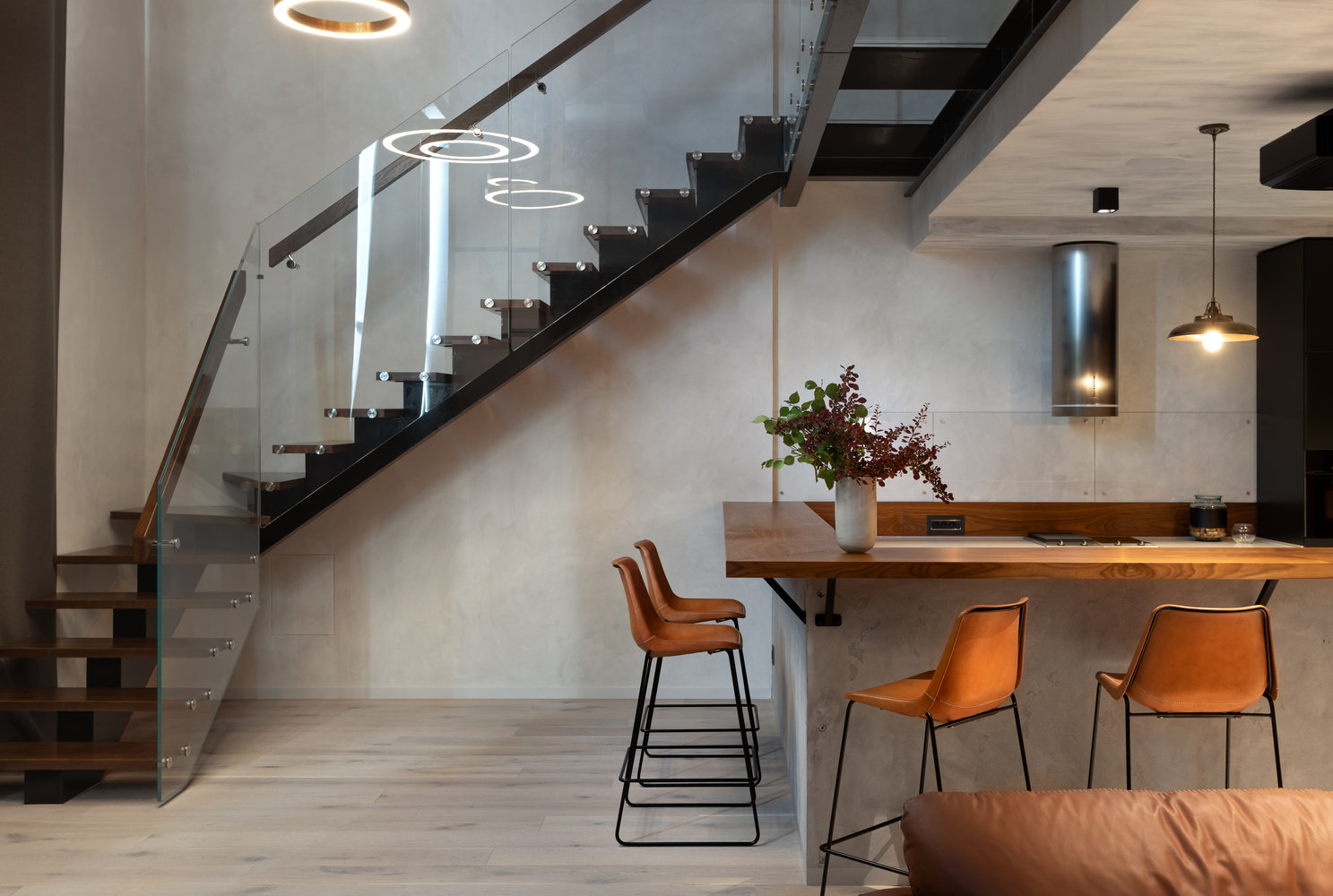 Фотография: Кухня и столовая в стиле Современный, Лофт, Квартира, Проект недели, Москва, GM-Interior, 3 комнаты, Более 90 метров – фото на INMYROOM Фотография: Кухня и столовая в стиле Современный, Лофт, Квартира, Проект недели, Москва, GM-Interior, 3 комнаты, Более 90 метров – фото на INMYROOM