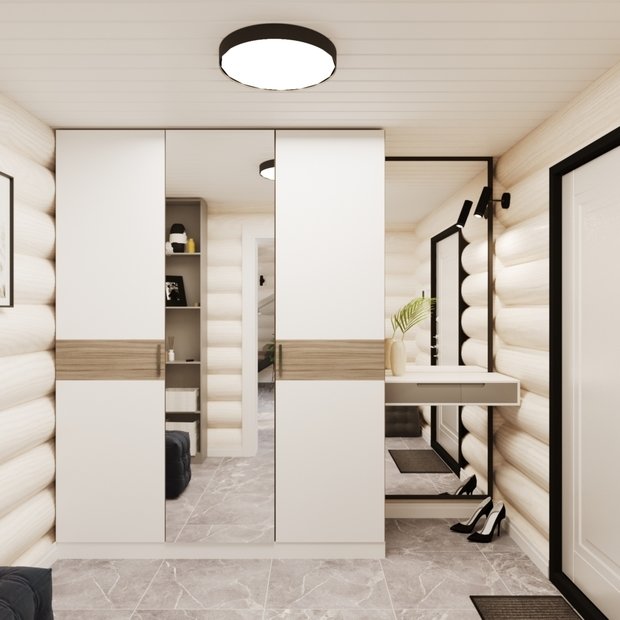 Фото из портфолио Бревенчатый дом – фотографии дизайна интерьеров на INMYROOM