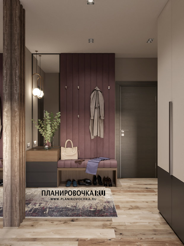 Фото из портфолио ЖК "Вандер Парк", Холл 10,8 м2 – фотографии дизайна интерьеров на INMYROOM